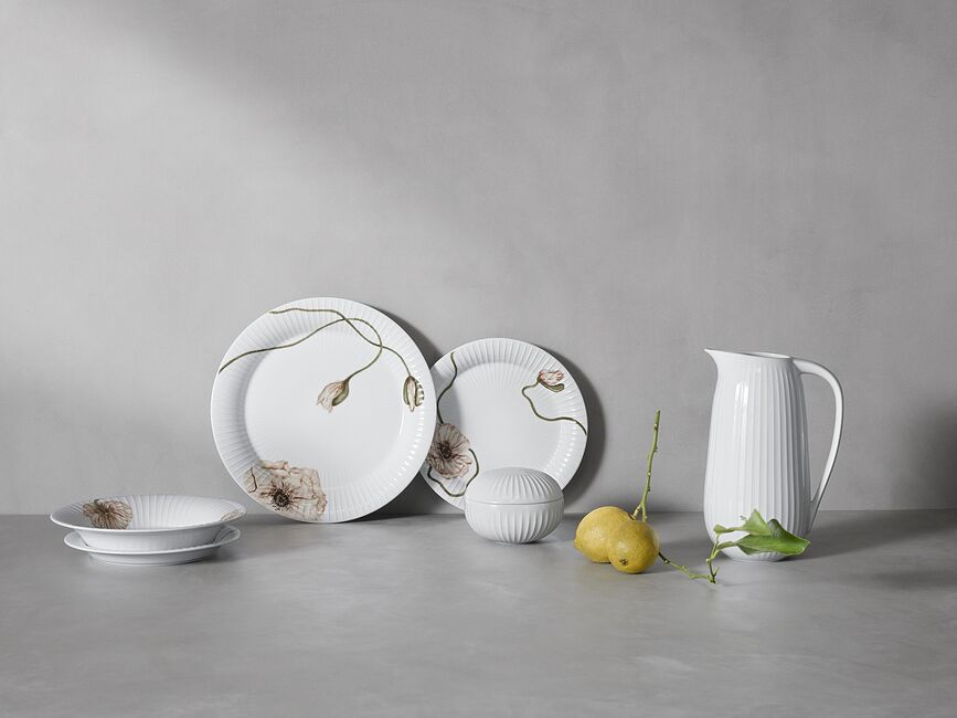 Hammershøi Poppy Assiette à Déjeuner 22 cm