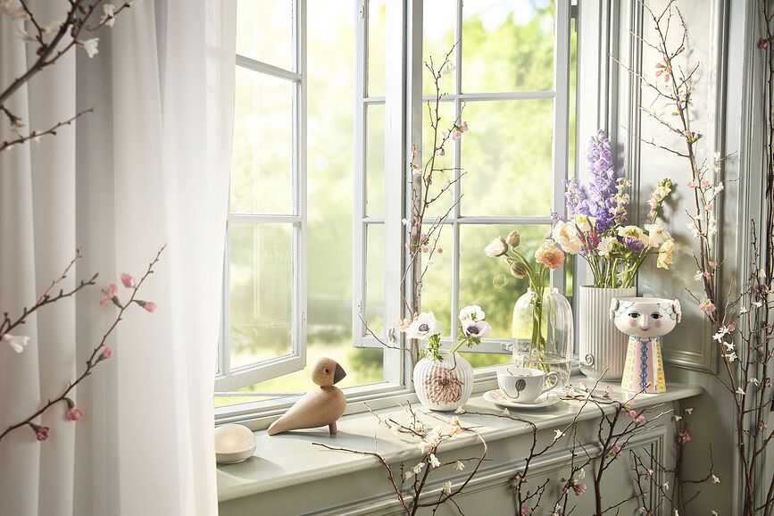 Hammershøi Poppy Φλιτζάνι για τσάι με πιατάκι, 380 ml