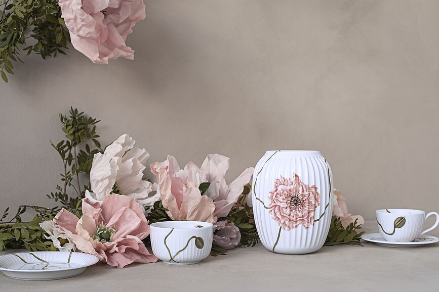 Hammershøi Poppy Tasse à Thé avec soucoupe, 380 ml