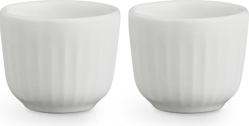 Hammershøi Skodelica za jajca, bela, 2 kosa