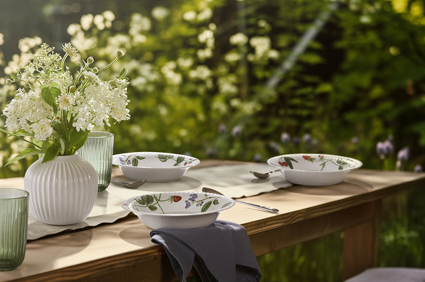 Hammershøi Summer Berries Assiette Creuse 21 cm