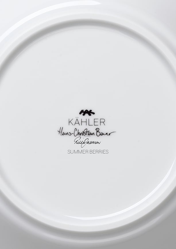 Hammershøi Summer Berries Globok Krožnik, 21 cm