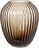 Hammershøi Vase 18,5 cm, en verre, couleur noyer