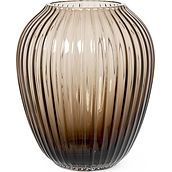 Hammershøi Vase 18,5 cm nussbraun aus Glas