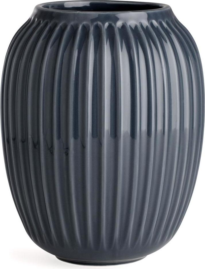 Hammershøi Vase 21 cm anthrazitfarbig