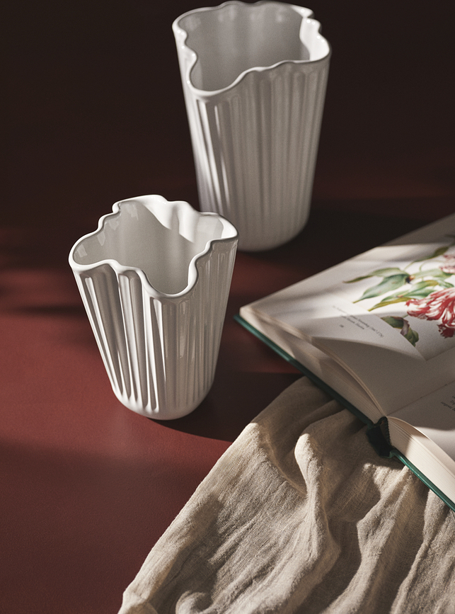 Hammershøi Vase 20,5 cm, blanche