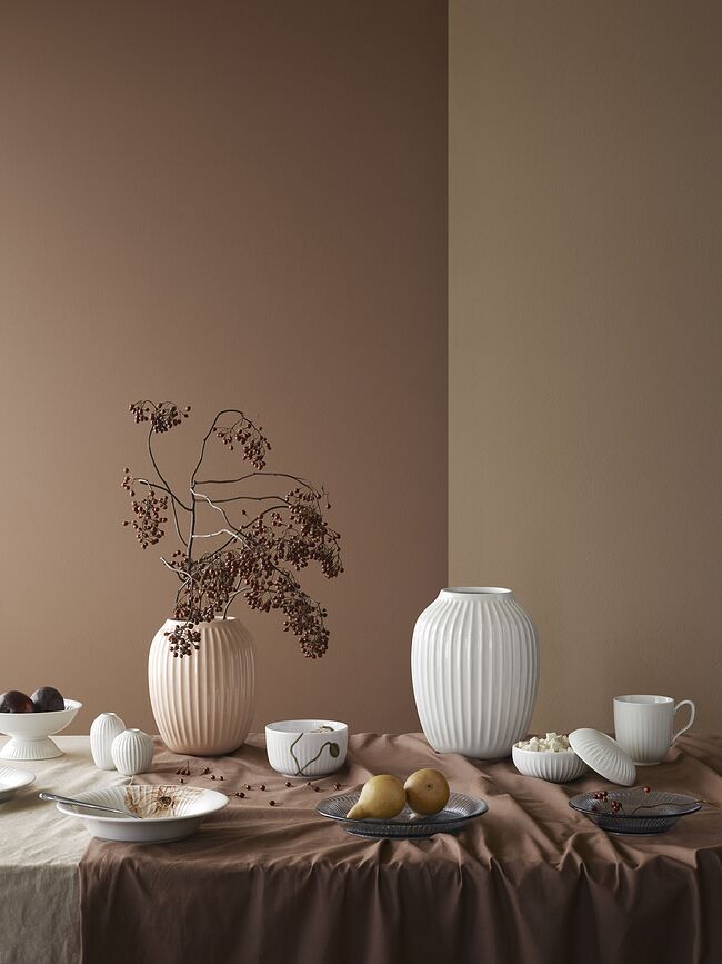 Hammershøi Vases petits, verts, Lot de 3