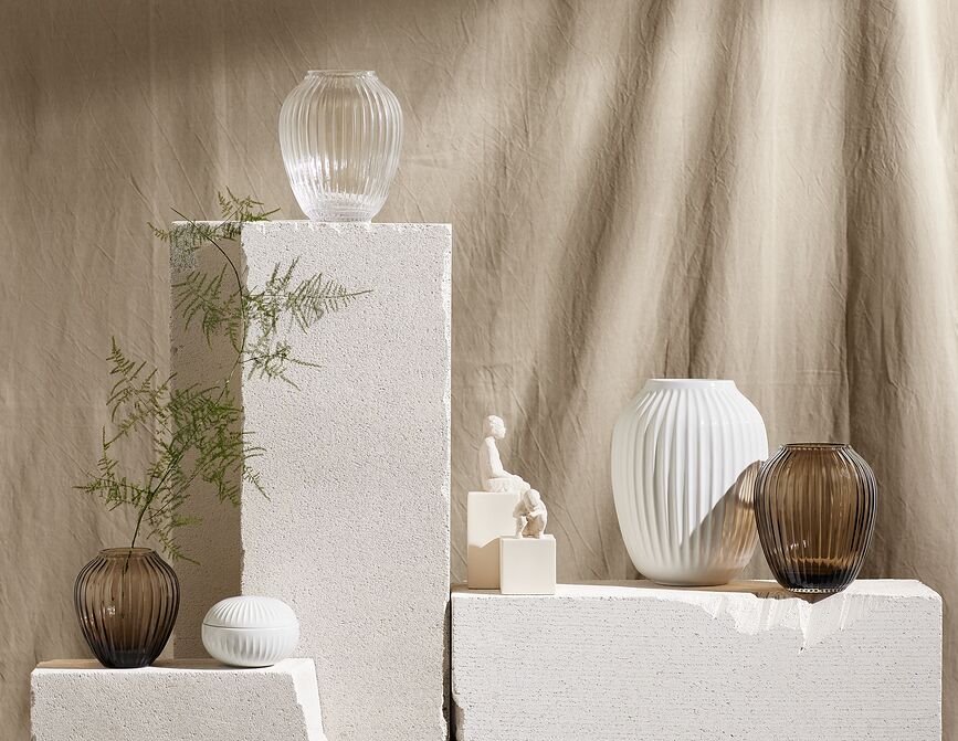 Hammershøi Vaza 14 cm staklena orahova