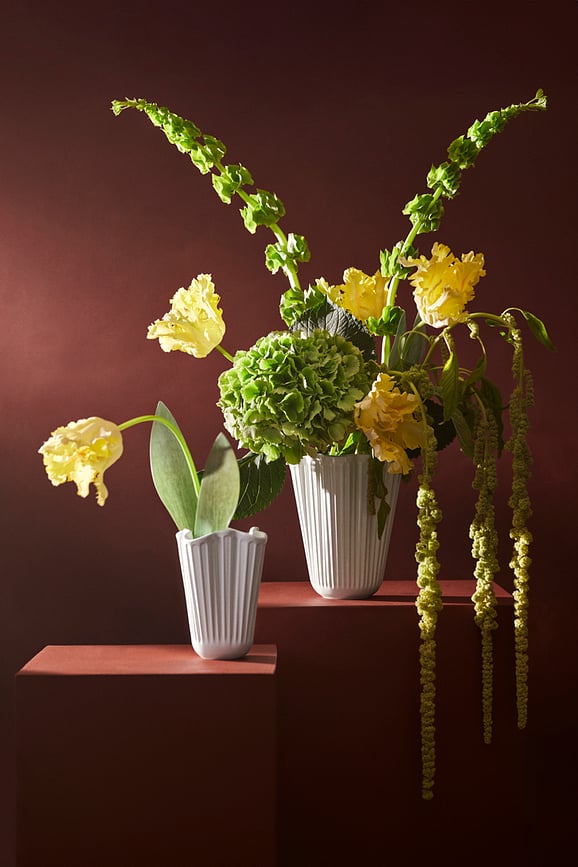 Hammershøi Vaza, 20,5 cm, bela