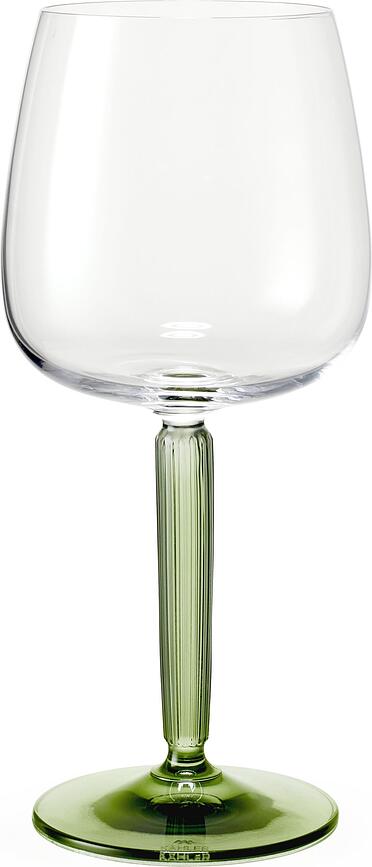 Hammershøi Verres à Vin Rouge 490 ml, verts, Lot de 2