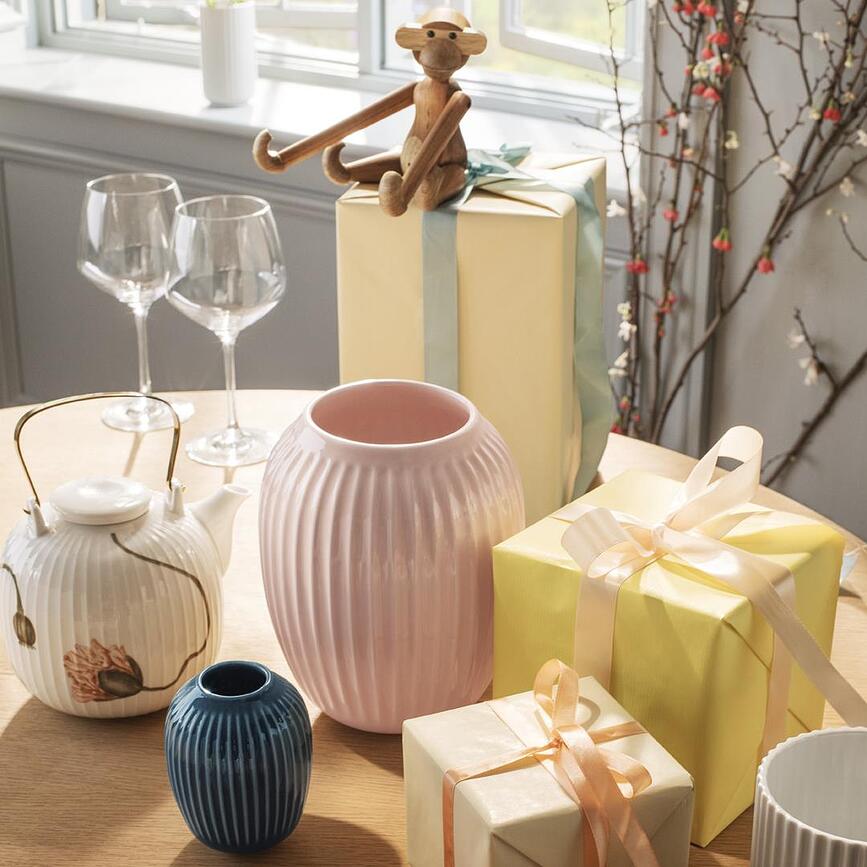 Jarrón Hammershøi 21 cm, blanco