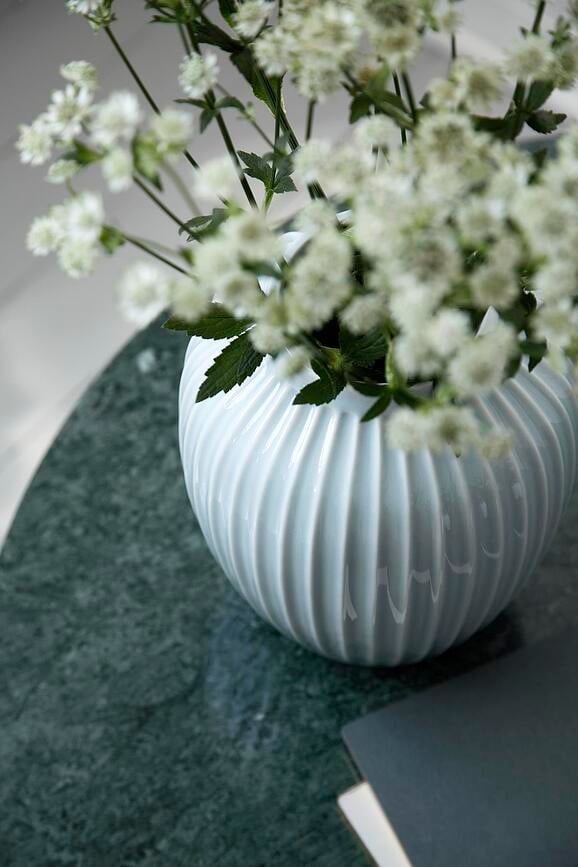 Jarrón Hammershøi 21 cm, blanco