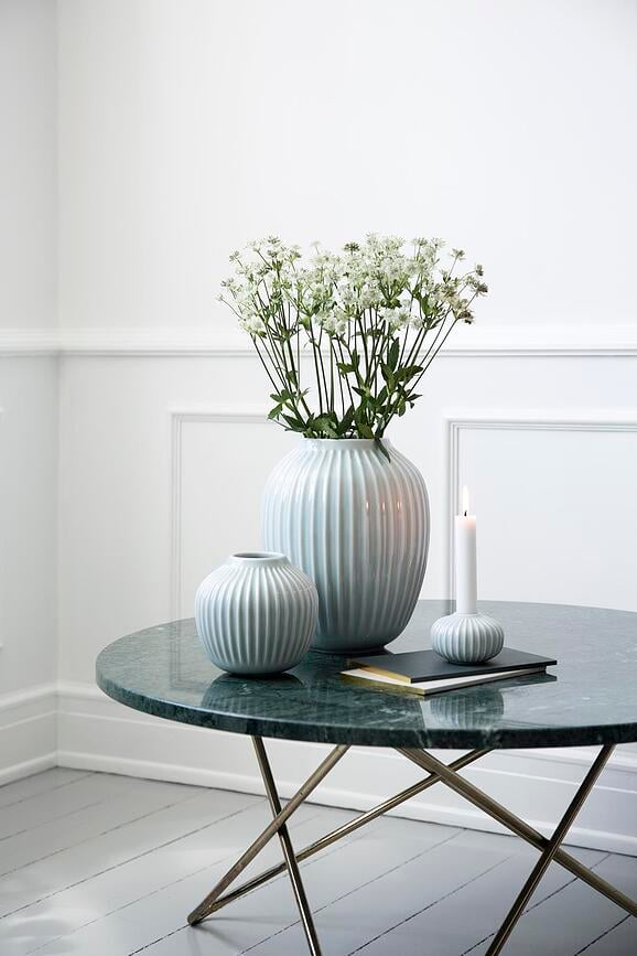 Jarrón Hammershøi 21 cm, blanco