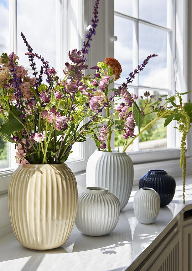 Jarrón Hammershøi 21 cm, blanco