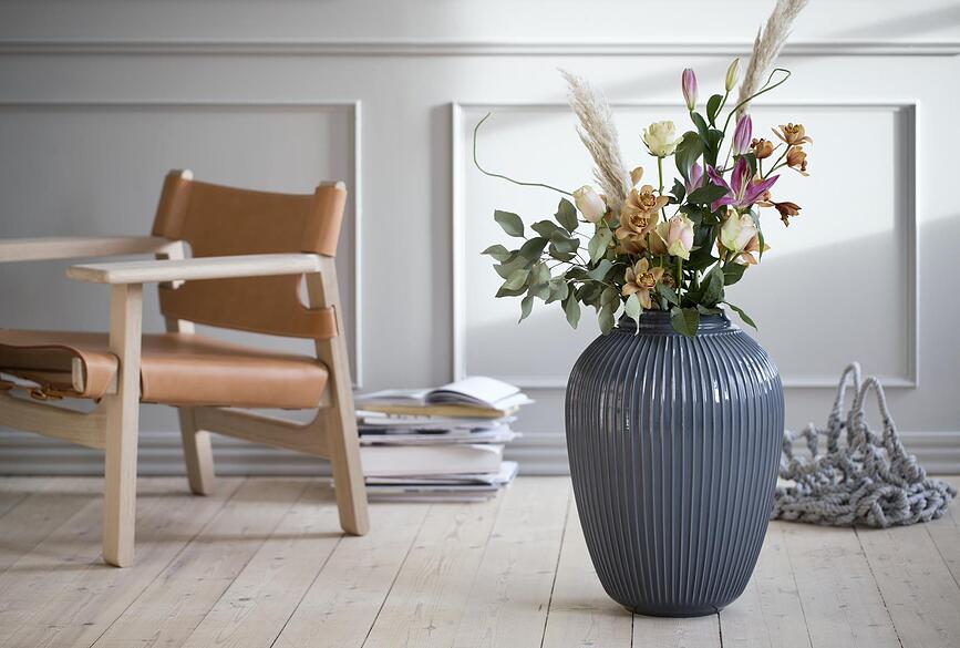 Jarrón Hammershøi, 50 cm, blanco