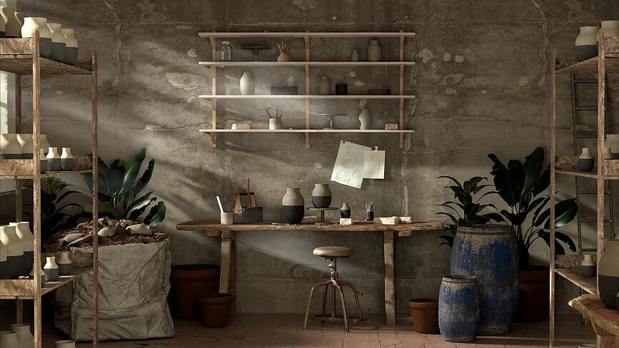 Jarrón Omaggio Circulare, 31 cm, antracita