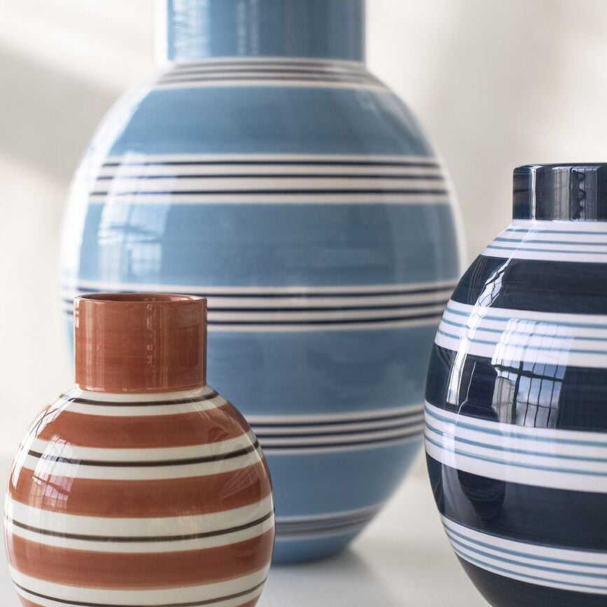 Jarrón Omaggio Nuovo, 20,5 cm, rosa empolvado