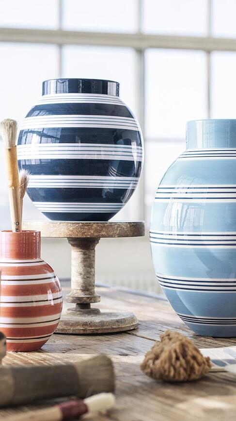 Jarrón Omaggio Nuovo, 20,5 cm, rosa empolvado