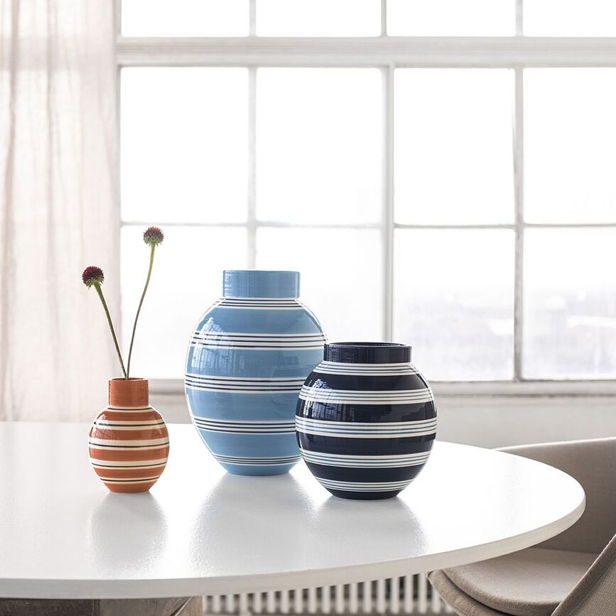 Jarrón Omaggio Nuovo, 20,5 cm, rosa empolvado