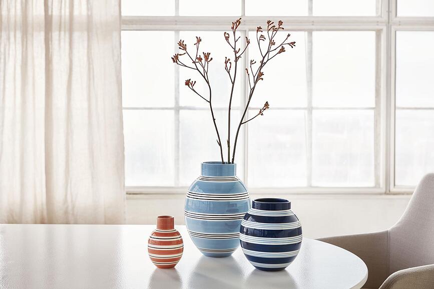 Jarrón Omaggio Nuovo, 20,5 cm, rosa empolvado