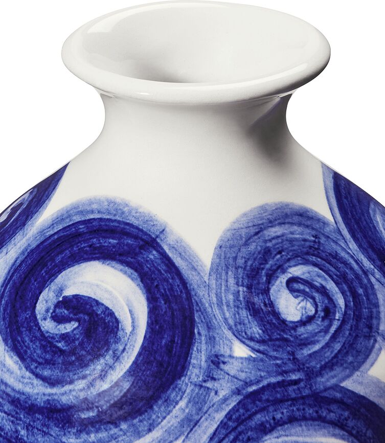 Jarrón Tulle 13 cm, azul