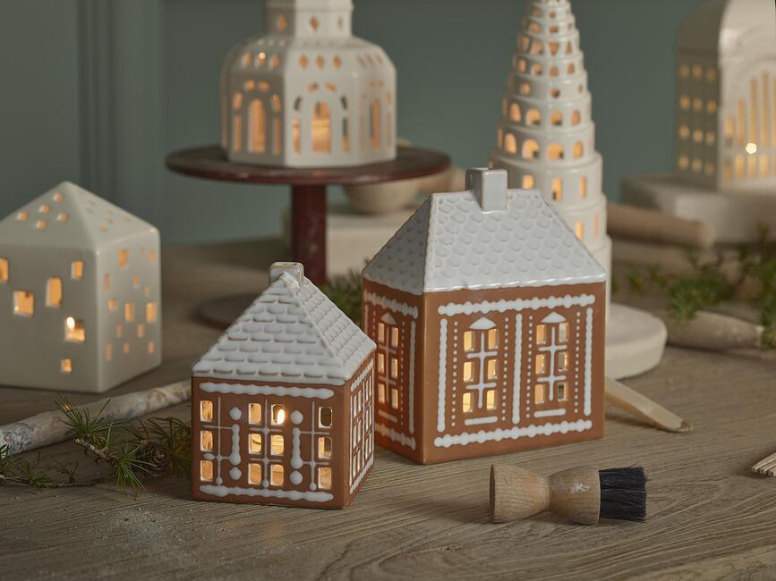 Gingerbread Lighthouse Lampion mali