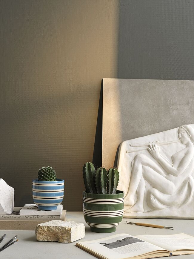 Maceta decorativa Omaggio Nuovo 15 cm, verde