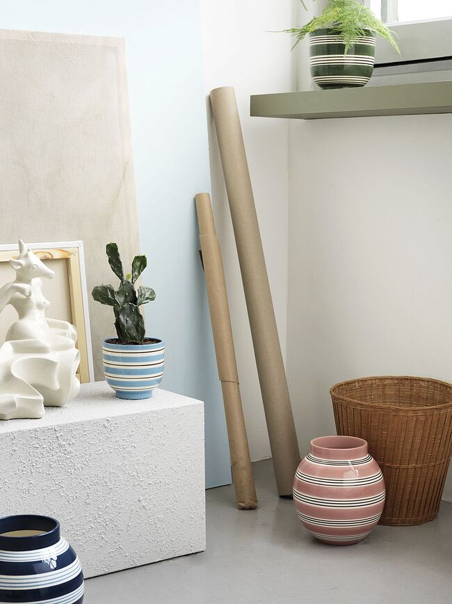 Maceta decorativa Omaggio Nuovo 15 cm, verde