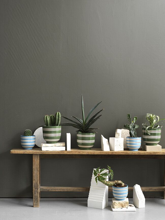 Maceta decorativa Omaggio Nuovo 15 cm, verde