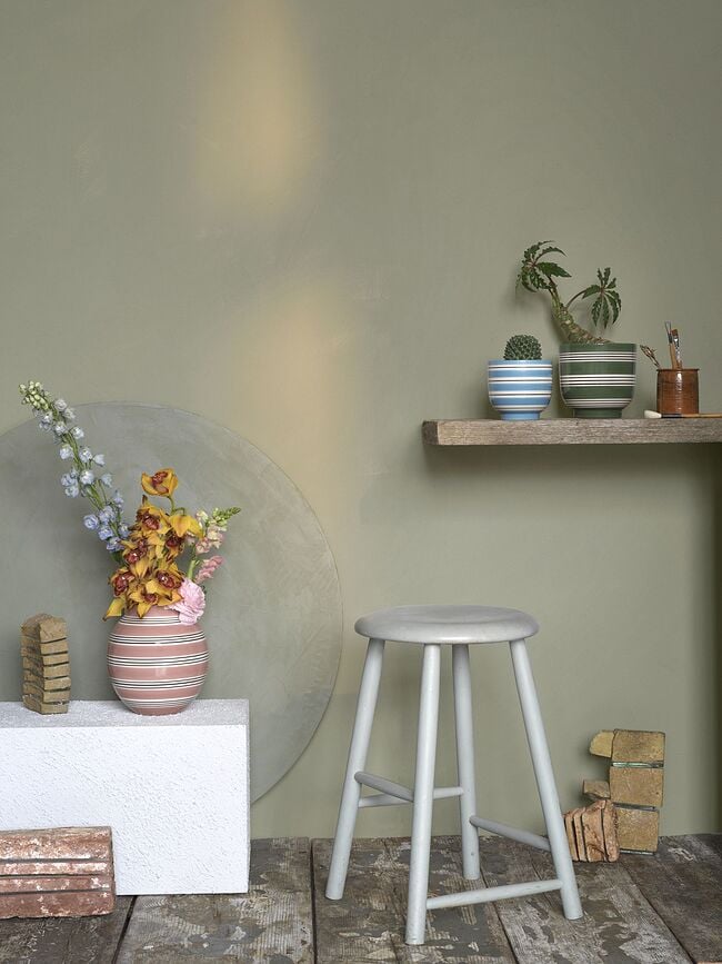 Maceta decorativa Omaggio Nuovo 15 cm, verde