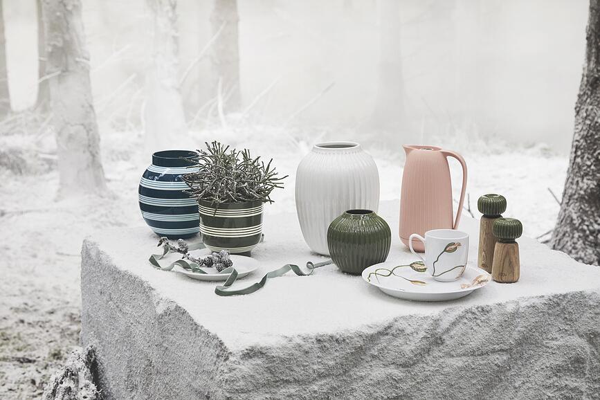 Maceta decorativa Omaggio Nuovo 15 cm, verde