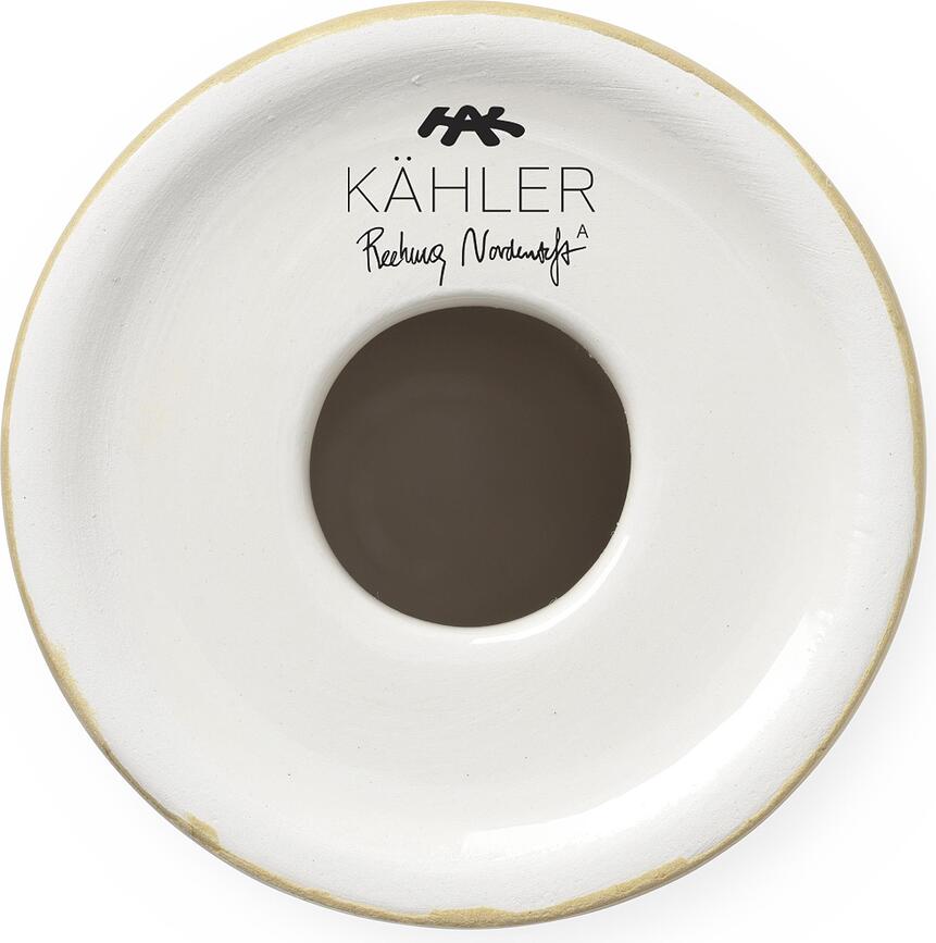 Omaggio Nuovo Bougeoir pour bougie classique, 16 cm, ocre