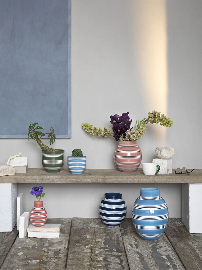 Omaggio Nuovo Cache-pot 12 cm, bleu