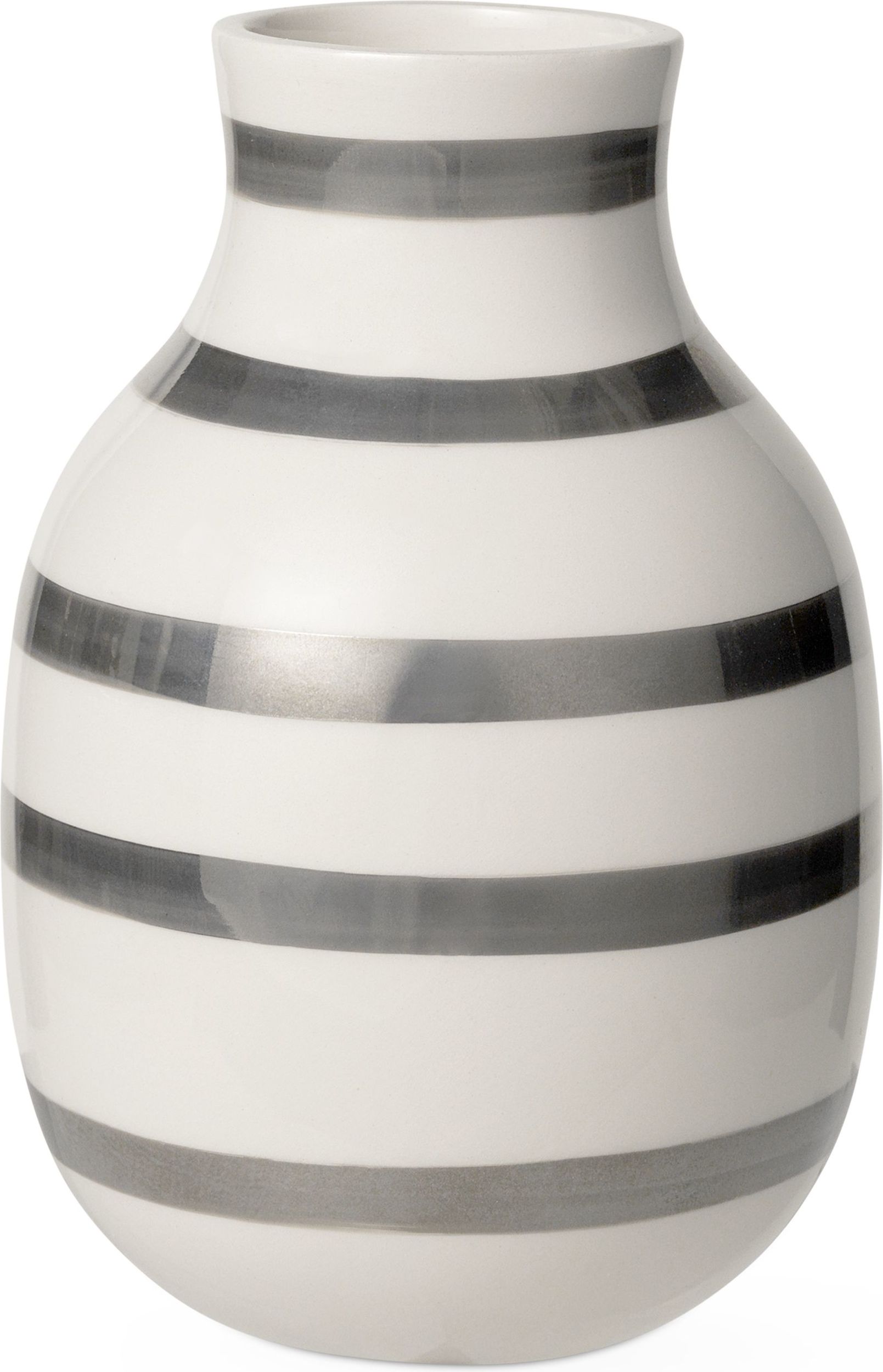 Omaggio Vase 12,5 cm silberfarben
