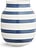 Omaggio Vase 20 cm blau