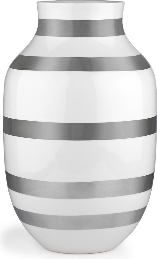 Omaggio Vase 31 cm, argenté