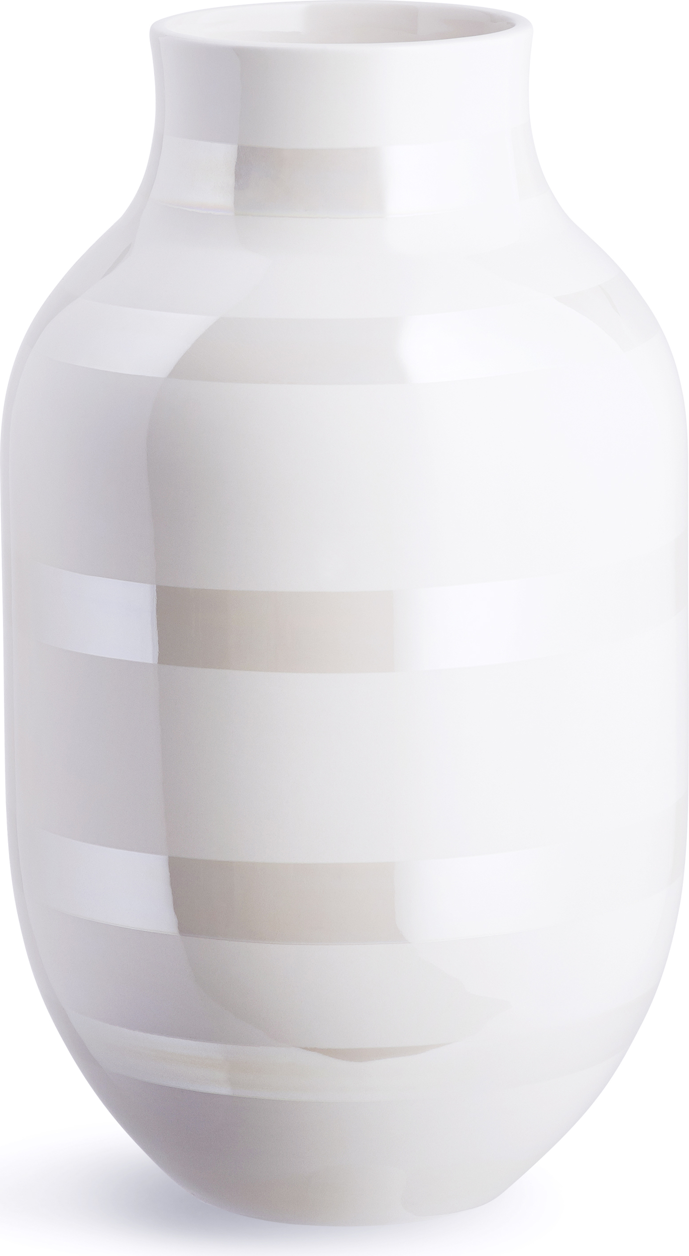 Omaggio Vase 31 cm perlmuttfarben