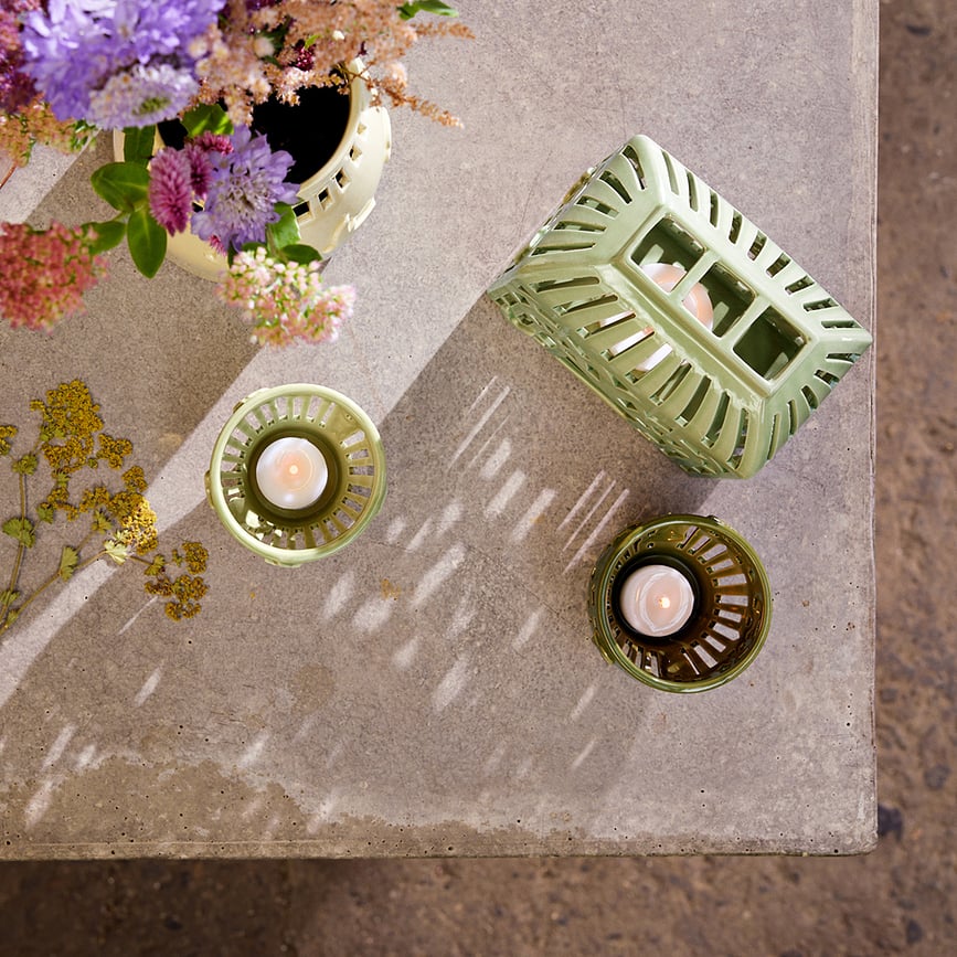 Orangery Βάζο, 18 cm, μελί