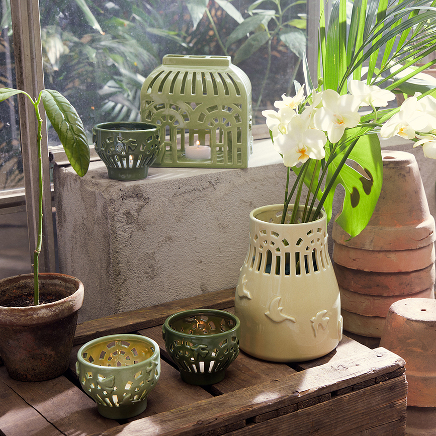 Orangery Spring Leaf Κηροπήγιο για ρεσό, 9,5 εκ.