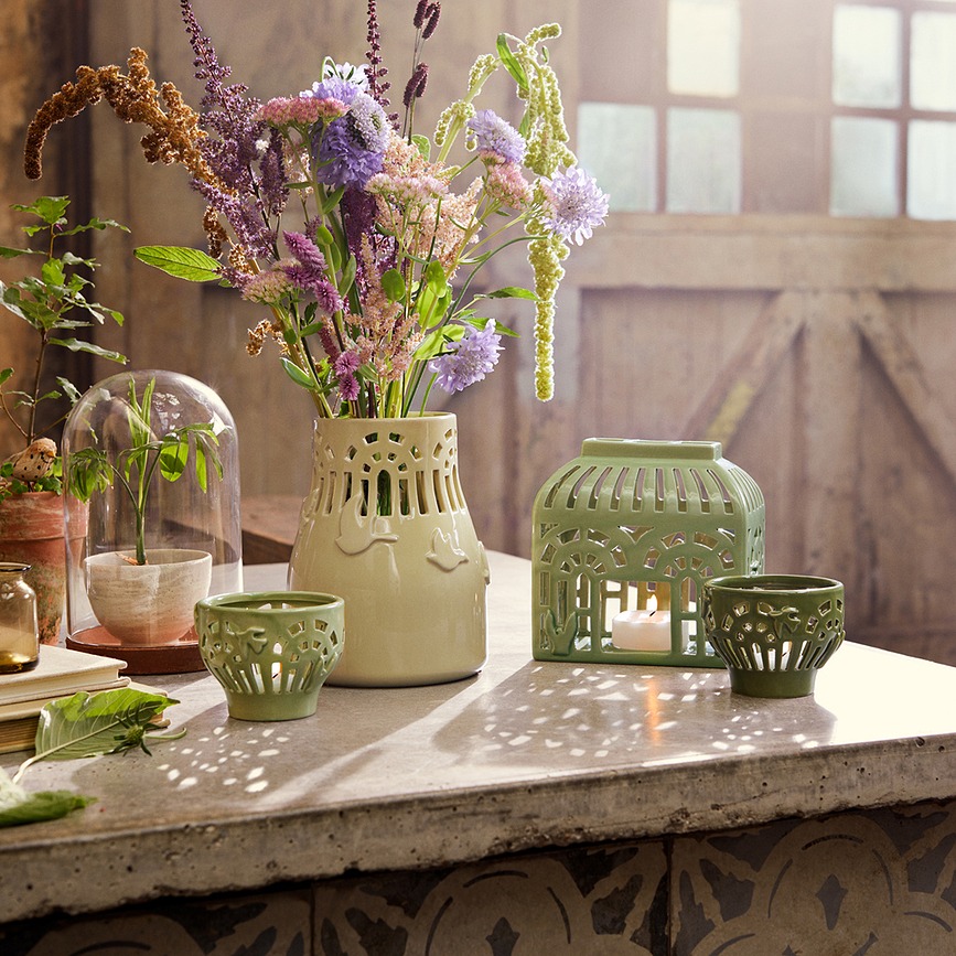 Orangery Vaza, 18 cm, medena