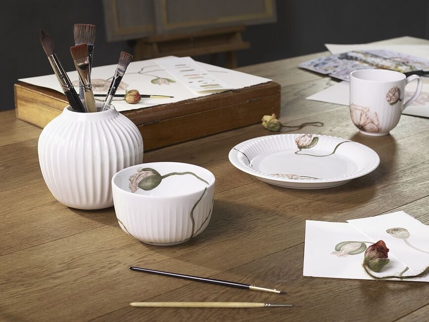 Plato de Desayuno Hammershøi Poppy, 22 cm