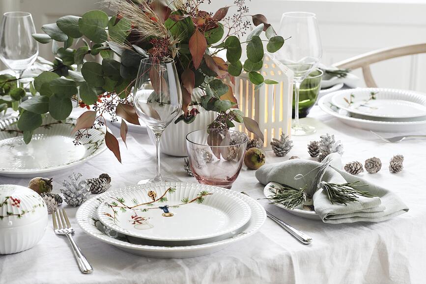 Plato de Postre Hammershøi Christmas, 19 cm