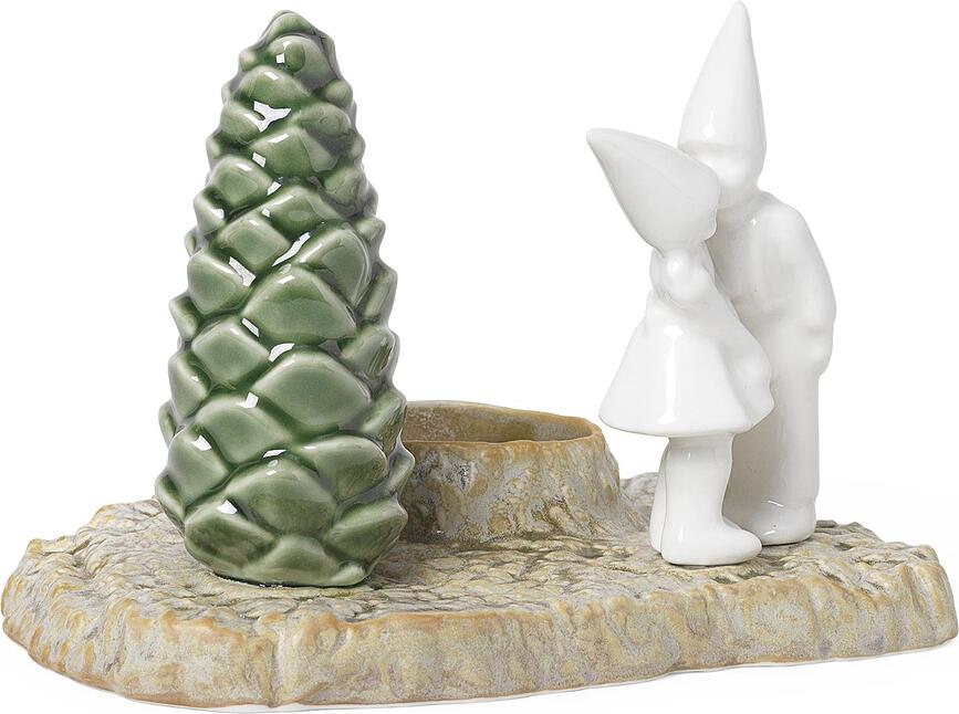 Portavelas Christmas Tales Christmas Kiss, navideño