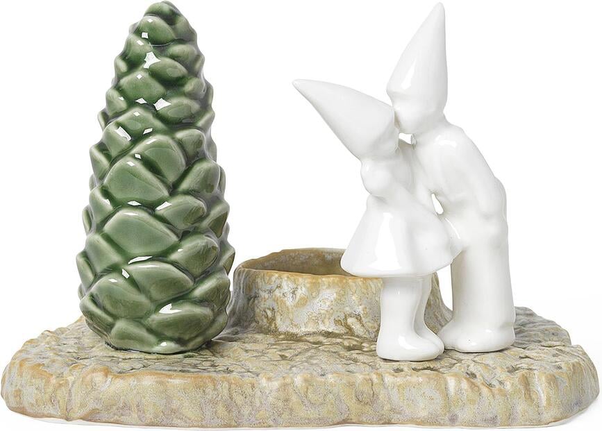 Portavelas Christmas Tales Christmas Kiss, navideño