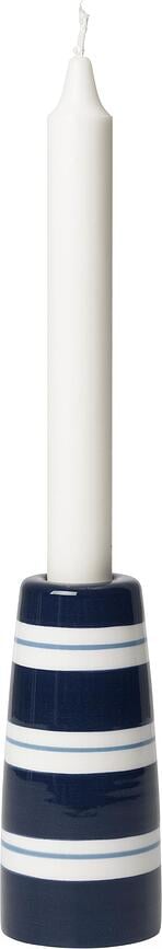 Portavelas para vela clásica Omaggio Nuovo, 12 cm, azul marino