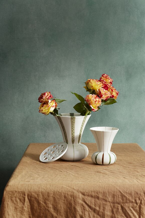 Signature Βάζο, 20 cm, πράσινο