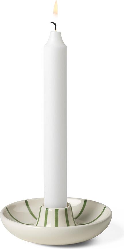 Signature Bougeoir pour bougie classique, vert