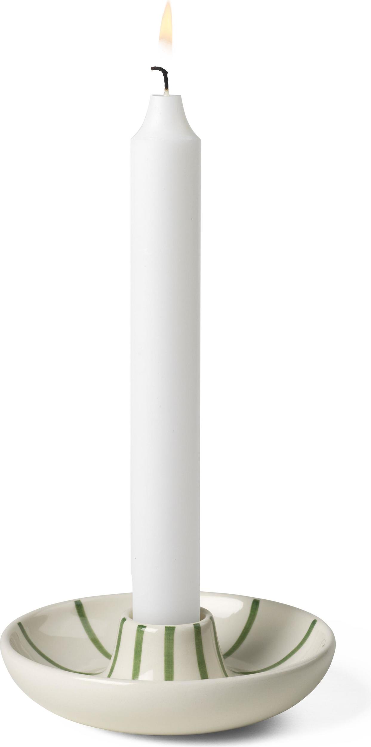 Signature Klassischer Kerzenhalter grün