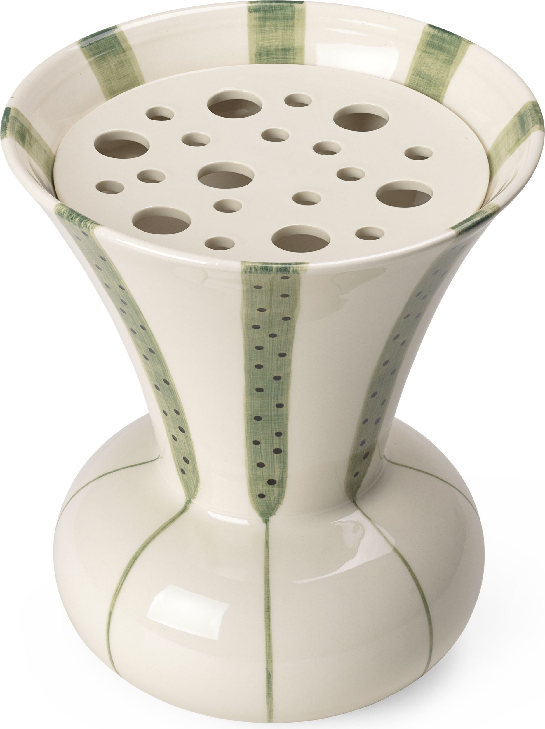 Signature Vase 20 cm grün
