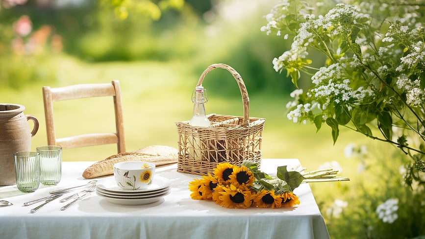 Taza Hammershøi Summer Wild Flowers, 330 ml